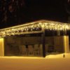 Kalėdinė lauko girlianda Varveklis Icicle Light su baltu laidu