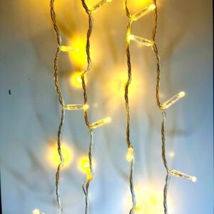 LED lauko girliandos String-Light, 24v,10m, permatomu laidu, spalva: Šilta balta