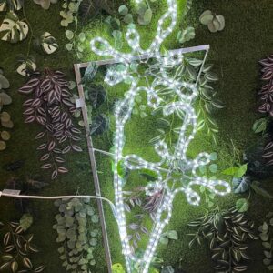 LED motyvas stulpui