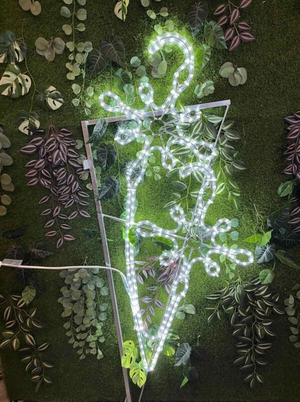 LED motyvas stulpui