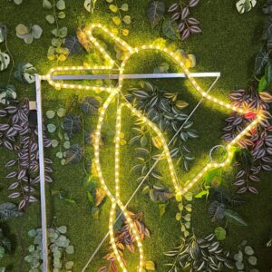 LED motyvas stulpui