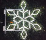 LED motyvas stulpui