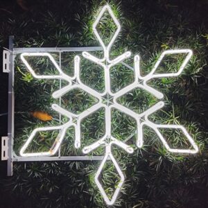 LED motyvas stulpui
