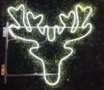 LED motyvas stulpui