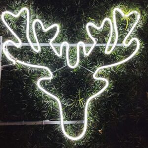 LED motyvas stulpui