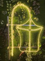 LED motyvas stulpui
