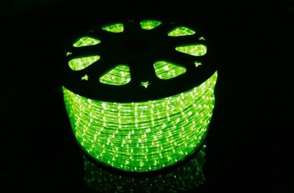 LED šviečiantis kabelis „Ropelight“, spalva: žalia