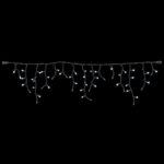 Varveklis Icicle Light FLASH, 120 LED, 5 m, juodas laidas, šalta balta su šaltai baltu mirksėjimu