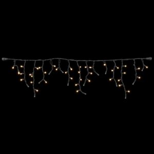 Varveklis Icicle Light FLASH, 120 LED, 5 m, juodas laidas, šilta balta su šaltai baltu mirksėjimu